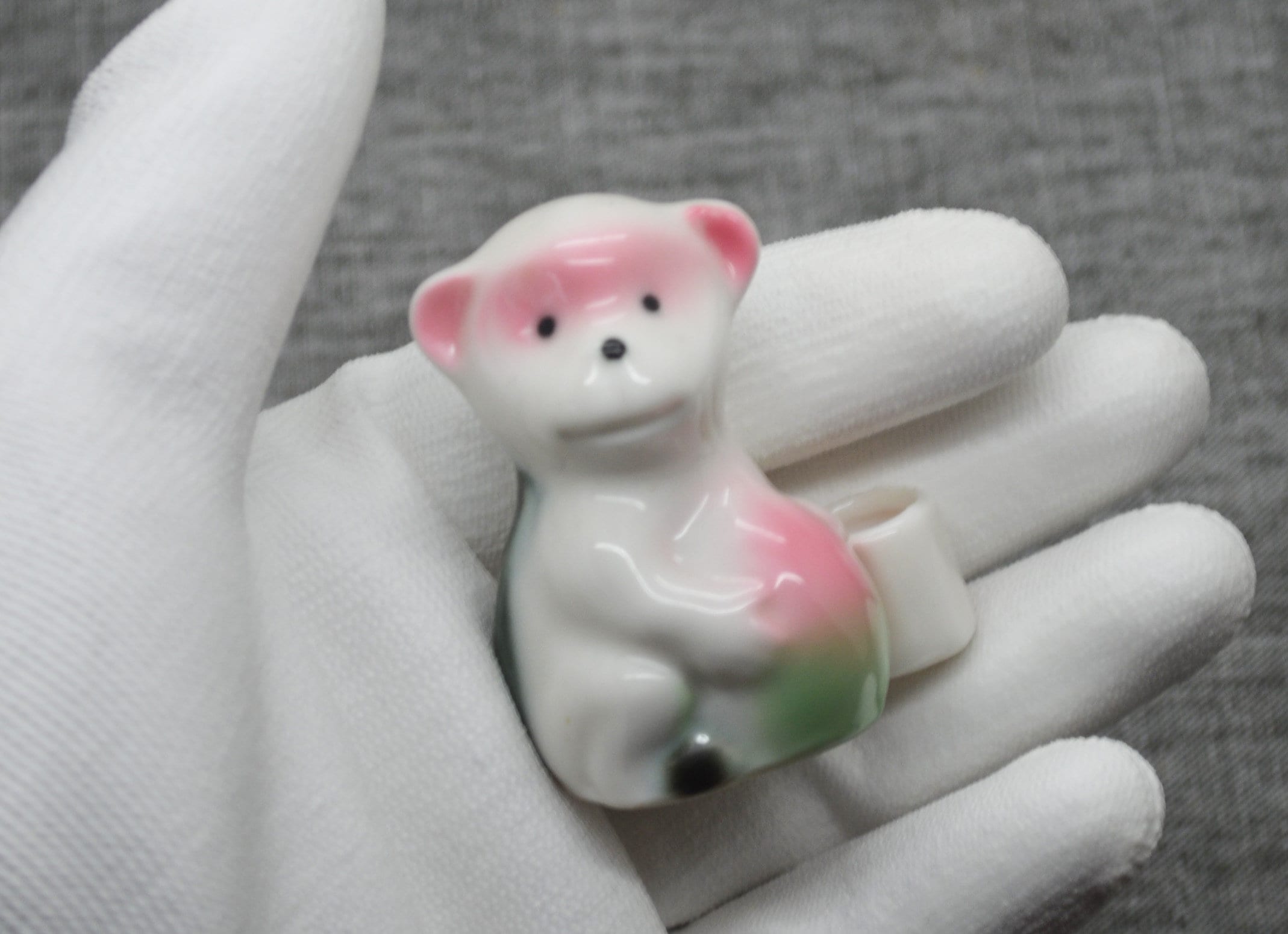 Little USSR monkey made of porcelain