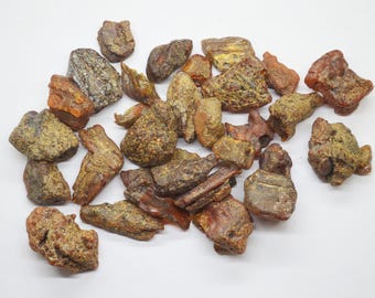 Lot of amber stones 230 grams