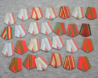 Lot of Vintage Ussr medal bars 27 psc in lot
