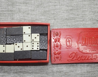 Ussr vintage domino board game