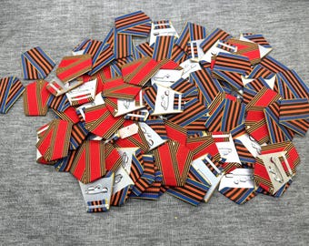 Vintage Soviet USSR medal bars