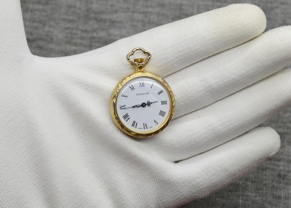 Swiss made vintage watch Diantus, 1960's, gold cover