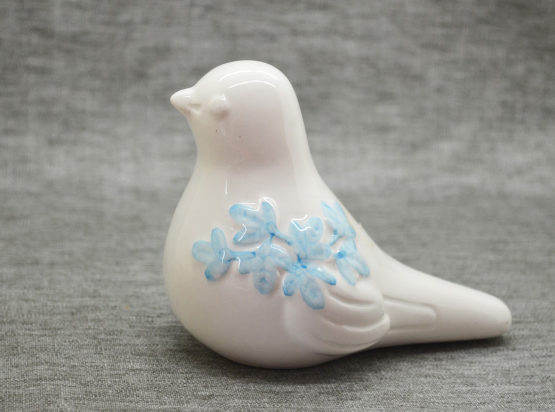 アンティークの磁器の小鳥 ヴィンテージ磁器の鳥 - Etsy 日本