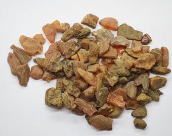 Lot of amber stones 130 grams