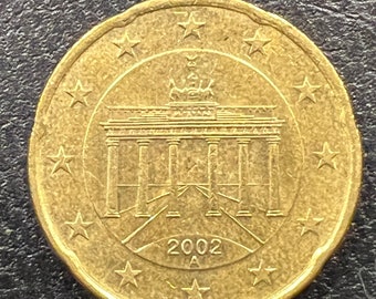 Zeldzame 20 cent Duitsland 2002A