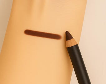 Brown Vegan Eyeliner Pencil | Natural Kajal | Organic Eye Makeup | Cruelty Free | Made in Italy