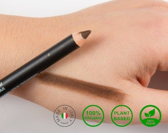 Organic Brown Pencil: A Thoughtful Gift for Natural Beauty made in Italy - Ecolife Cosmetics