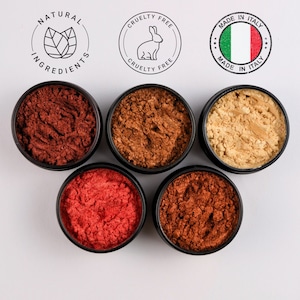 Mineral Eyeshadow Loose Powder Makeup Made in Italy - Ecolife Cosmetics