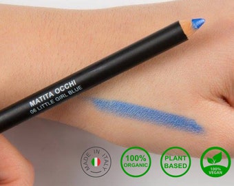 Organic Blue Eye Pencil - Nature's Hue, Handmade Beauty