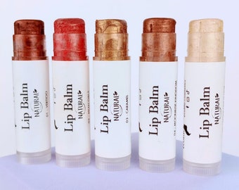 Tinted Lip Balm Natural and Organic Ingredients Made in Italy Clean Makeup