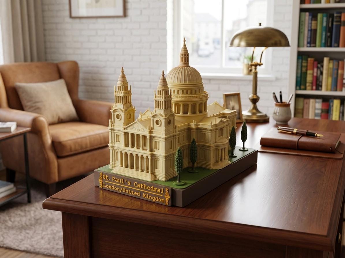 St Paul Cathedral Miniature - Etsy
