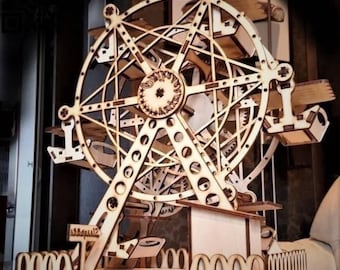 Ferris Wheel Laser Cut Files