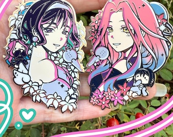 Alien Stage Mizi Sua Heart Paired Heart Enamel Pin (itsache)