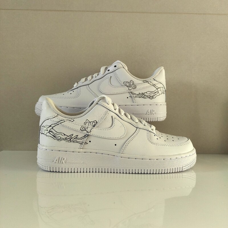 skeleton air force 1 custom