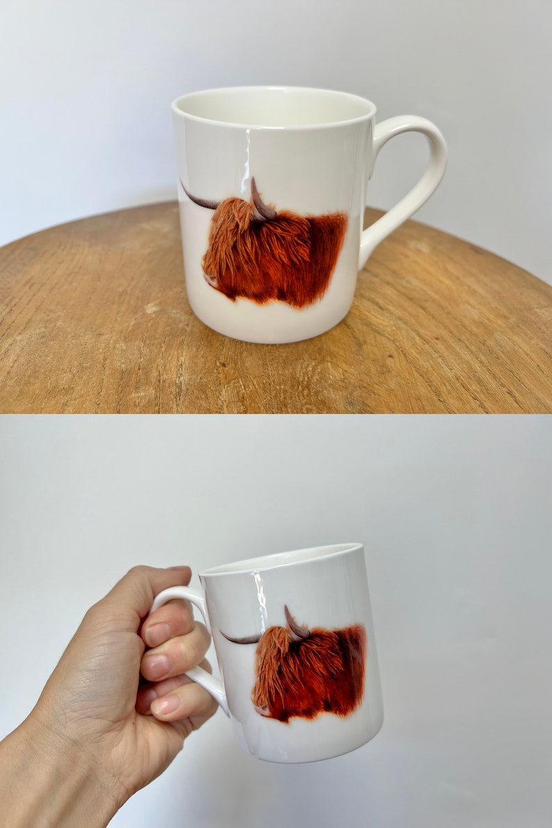 Mug 8 Scottish Designs Highland Coo