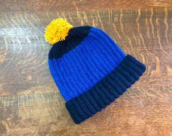 Hand-Knitted Bobble Hat