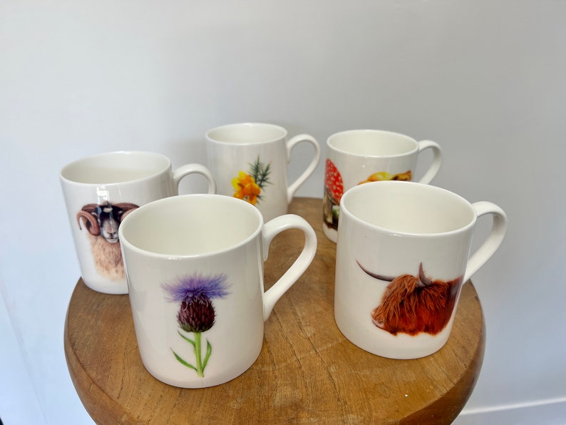 Mug 8 Scottish Designs image 1