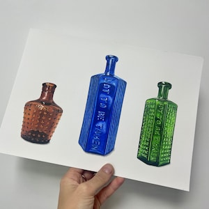 Trio of Poison Bottles - Fine Art Print