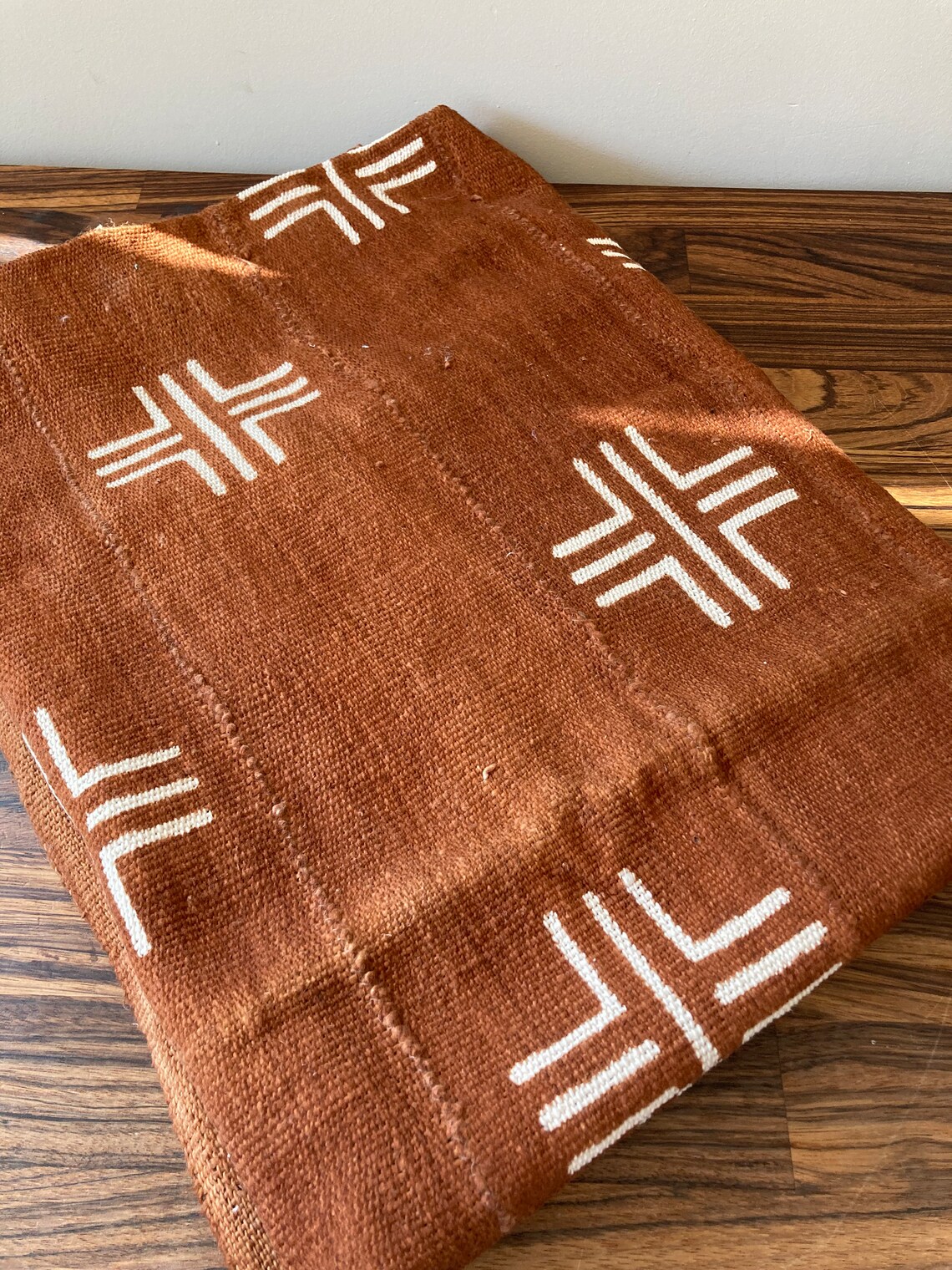 Authentic Vintage Mud Cloth Brown Mudcloth Traditional Mud Etsy
