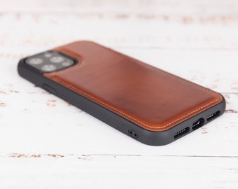 Handmade Leather Case for iPhone 13 Pro Max, 13 Pro, 13 and 13 Mini,Apple iPhone 13 Series Fully Leather Back Cover, Handmade, Personalized