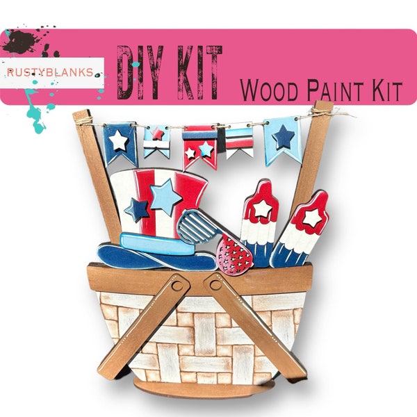 Fourth of July Insert for the Interchangeable Flower Basket