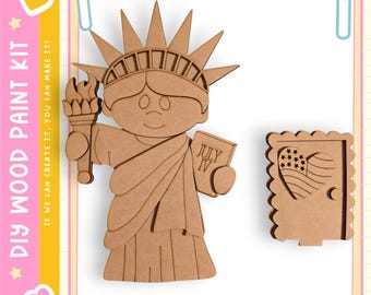 Lady Liberty Insert for our Interchangeable Birdhouse Post