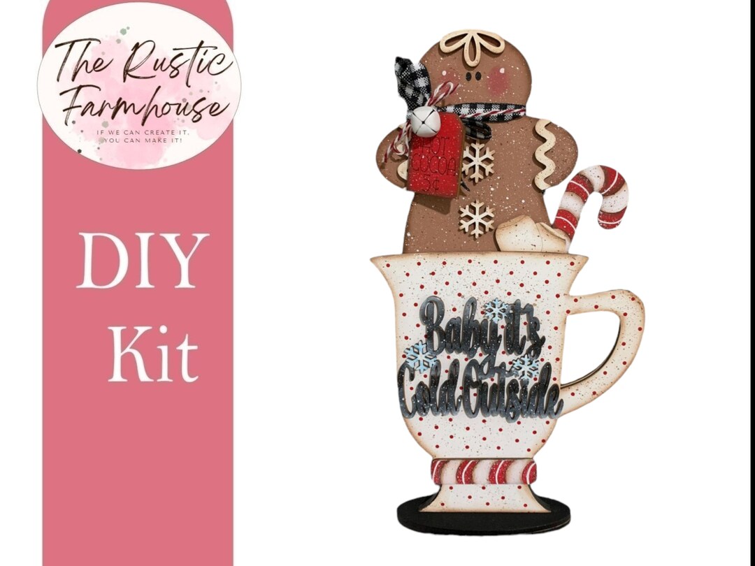 Gingerbread Mug, Hot Cocoa Mug, Cookie Crew, Christmas Decor, Holiday