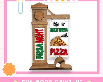 Pizza Nite Mini Interchangeable Post Inserts