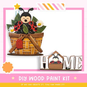 Ladybug Insert for the Interchangeable Flower Basket