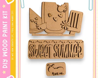 DIY Farmhouse Truck Insert Kit: Sweet Summer Watermelon