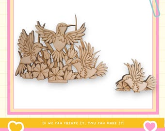 Hummingbird Insert for the Flower Basket DIY