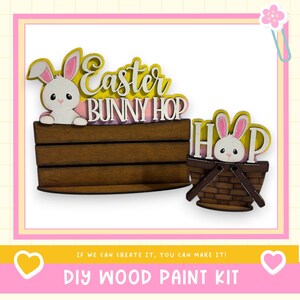 Easter Bunny Hop Insert for the Flower Basket DIY