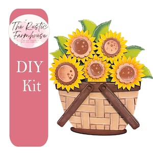Sunflower Insert for the Interchangeable Flower Basket