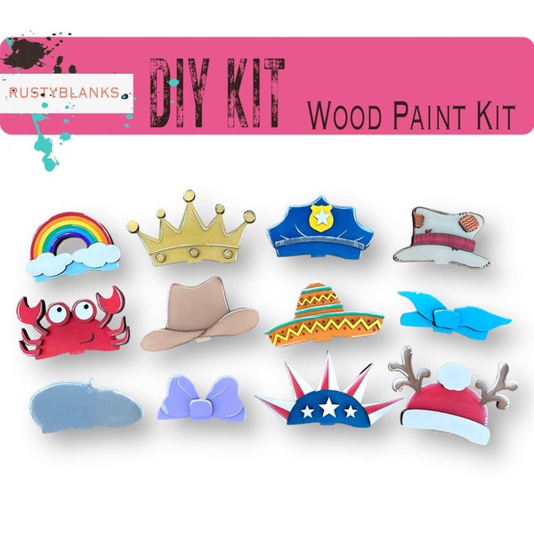 Interchangeable Animal Hats, Party Hats and Bows