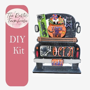 Farmhouse Truck Insert: Trick or Treat Halloween DIY Kit