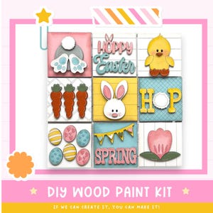 Easter Bunny Tiles For The Leaning Ladder