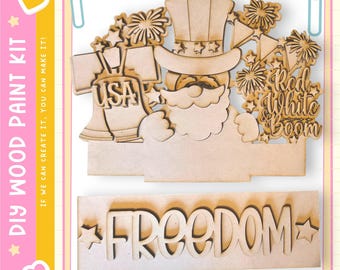 DIY Interchangeable Window Box Inserts: Freedom 4th of July Inserts