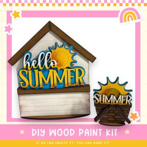 Hello Summer Insert for the Flower Basket DIY