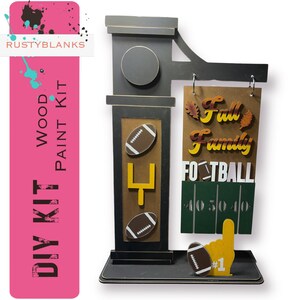 Fall Family Football Insert for the Mini Interchangeable Posts