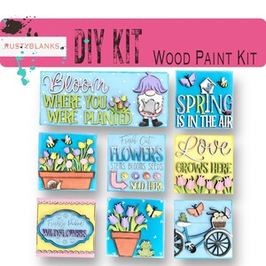 Spring Gnome Tiles For The Leaning Ladder
