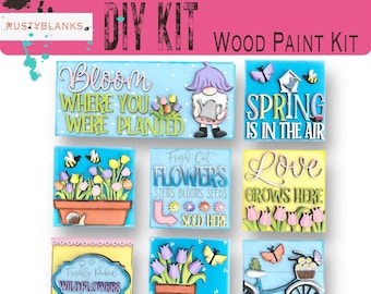 Spring Gnome Tiles For The Leaning Ladder