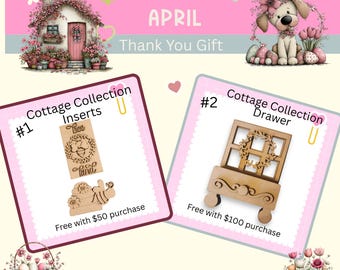 April Thank You Gift (Free Seasonal Craft Bonus)