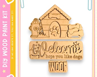 DIY Farmhouse Truck Insert Kit:Hope you like Dogs