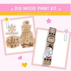 Winter Snowmen Porch Leaner Attachment Sets Only