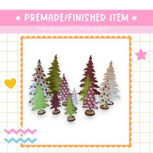 Christmas Free Standing Pine Trees, Available in 5 Sizes
