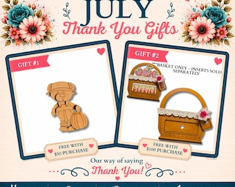 July Thank You Gift (Free Seasonal Craft Bonus)