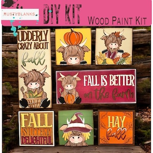 Fall Farmhouse Interchangeable Tile DIY Kit