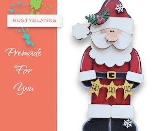 Premade Standing Santa Claus Shelf Sitter