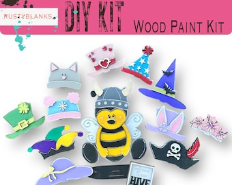 Bumble Bee Shelf Sitter: DIY Interchangeable Hats, Seasonal Decor
