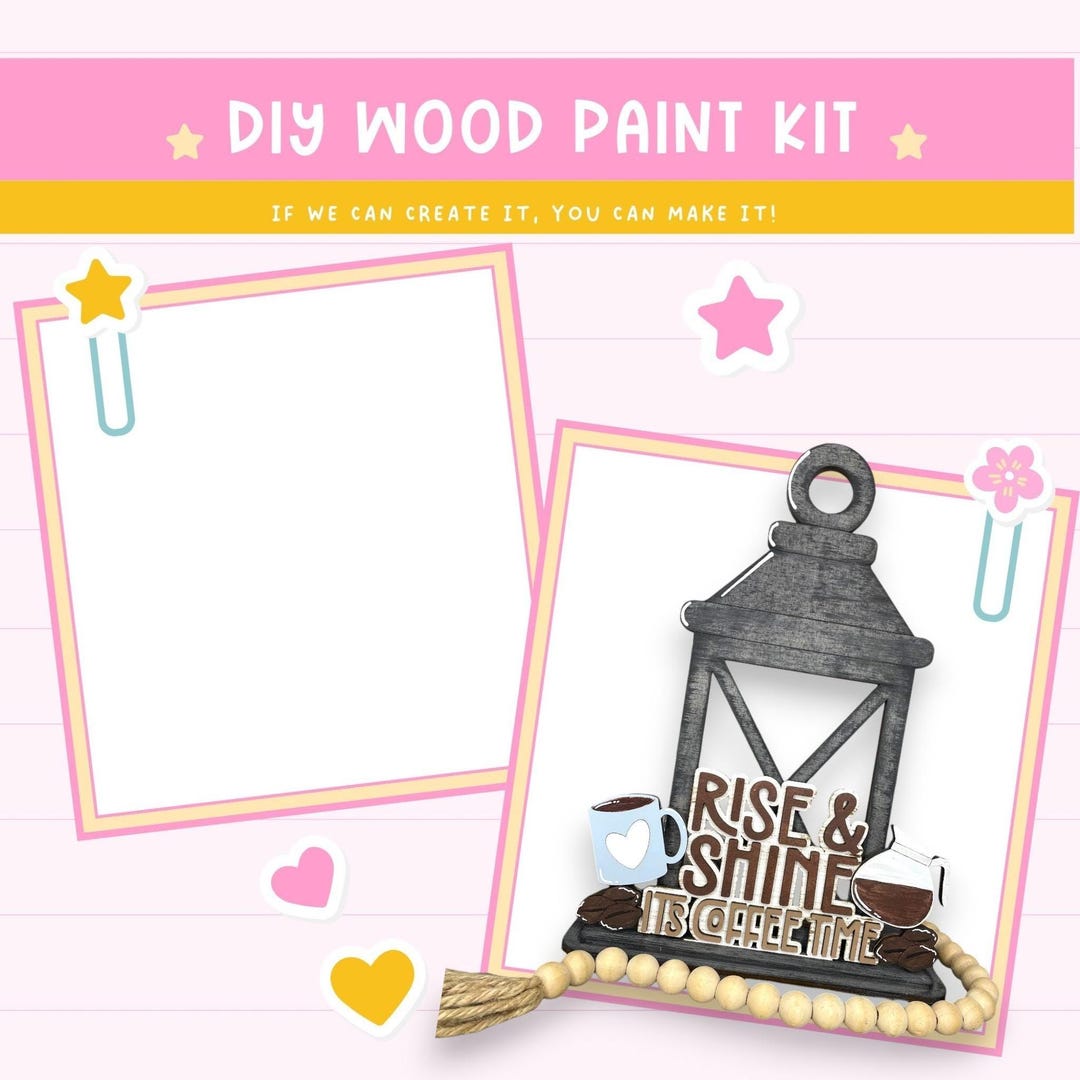 DIY Coffee Insert: Unfinished Wood Lantern Accessory - Etsy
